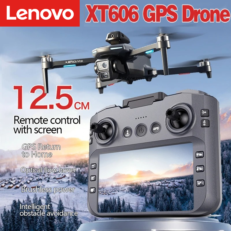 Drone Kit Long Range - Lenovo XT606 MAX GPS Drone 4k