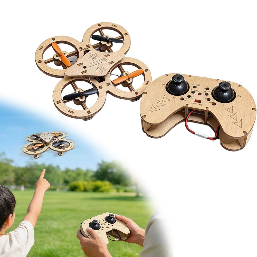 Drone Kit Octocopter - DIY Wooden RC Drone Quadcopters Building