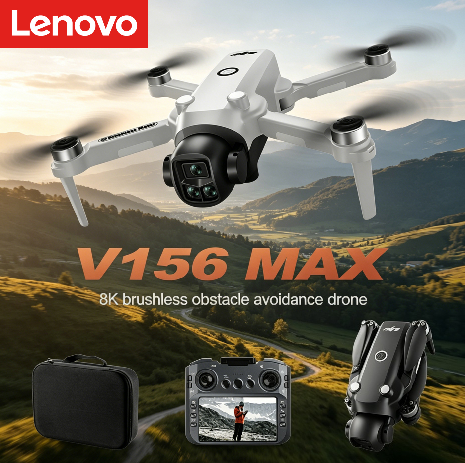 Drone Kit Long Range - Lenovo V156 MAX 4K 8K Drone