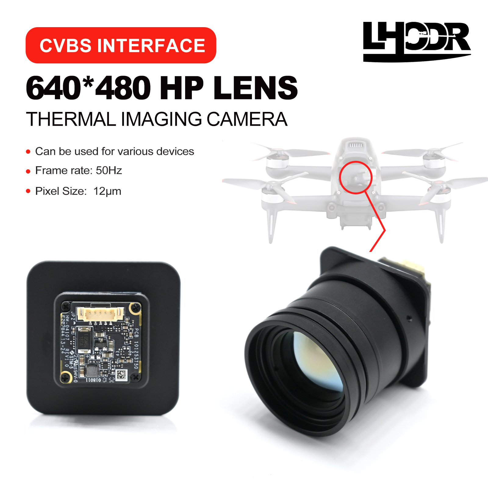 30mm 640x480 pix Drone thermal - Drone Kit With Camera recension och pris