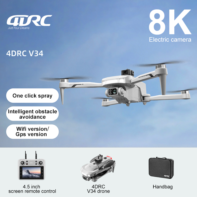 2025 New V34 Drone 8K Camera P - Drone Kit Professional recension och pris