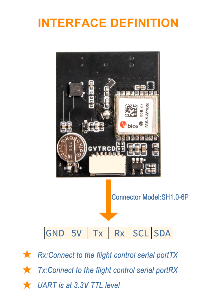 M10S GPS 10Hz GPS Module with  - Drone Kit Hexacopter recension och pris