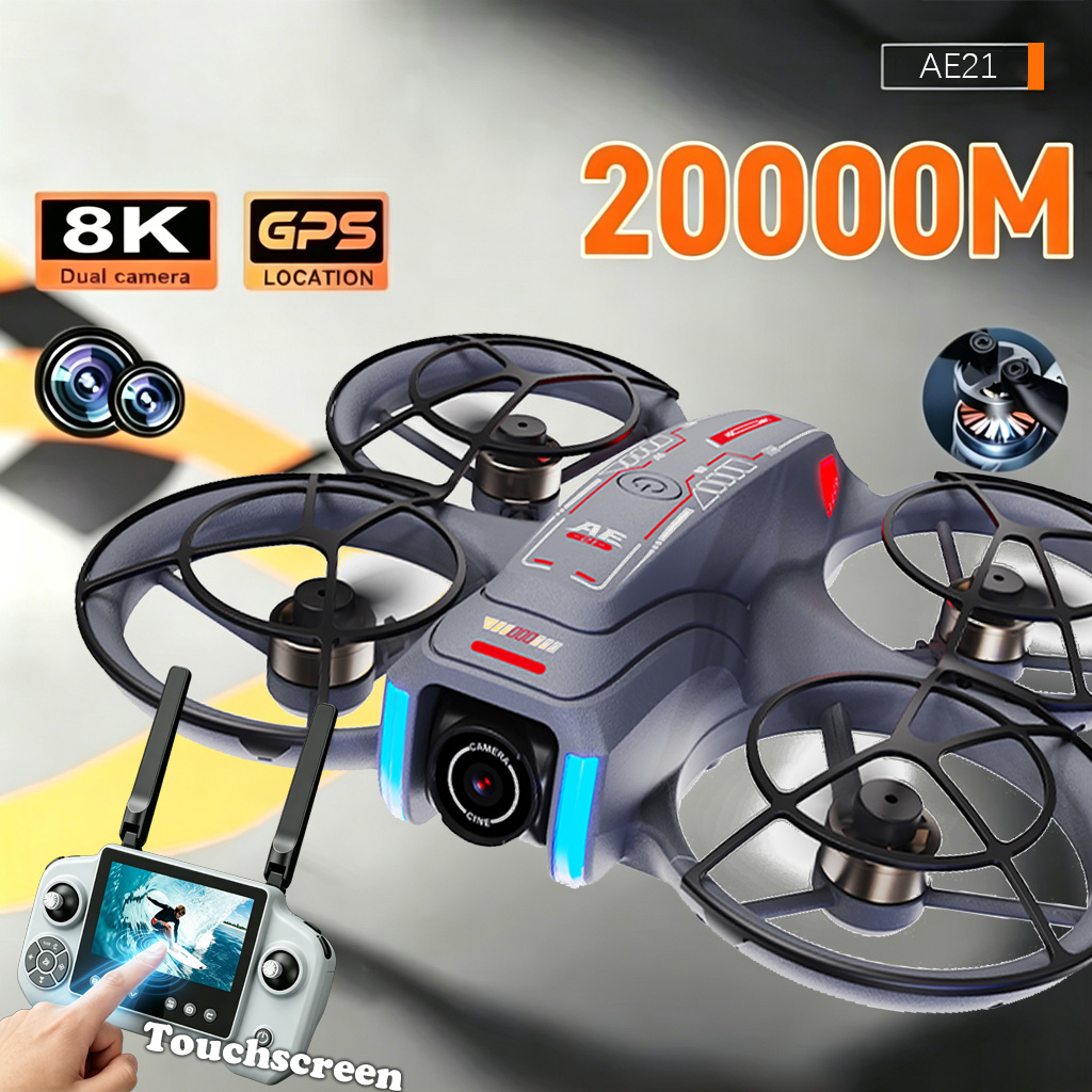 Upgrade AE21 Aerial Drone 8K H - Drone Kit Professional recension och pris