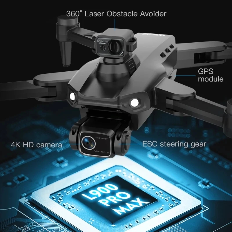 L900 Pro MAX GPS Drone 4K Prof - Drone Kit Professional recension och pris