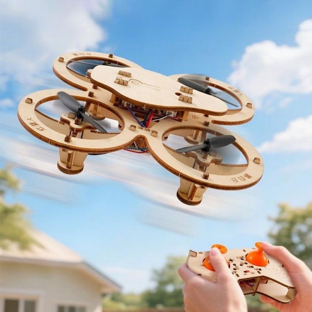 Rc Drone Toy Wooden Drone Puzz - Drone Kit Beginner recension och pris