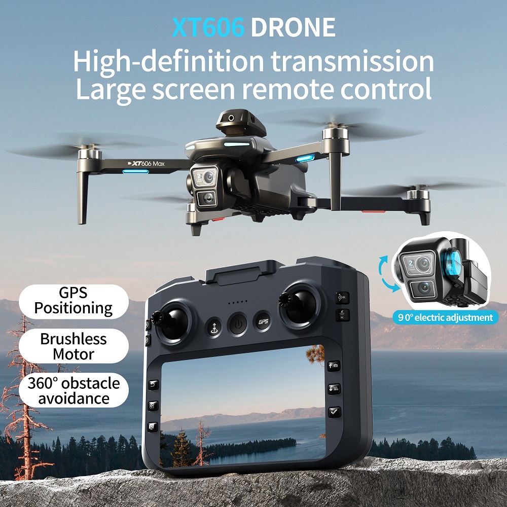 XT606 MAX 3 battery Drone 4k 8 - Drone Kit Long Range recension och pris