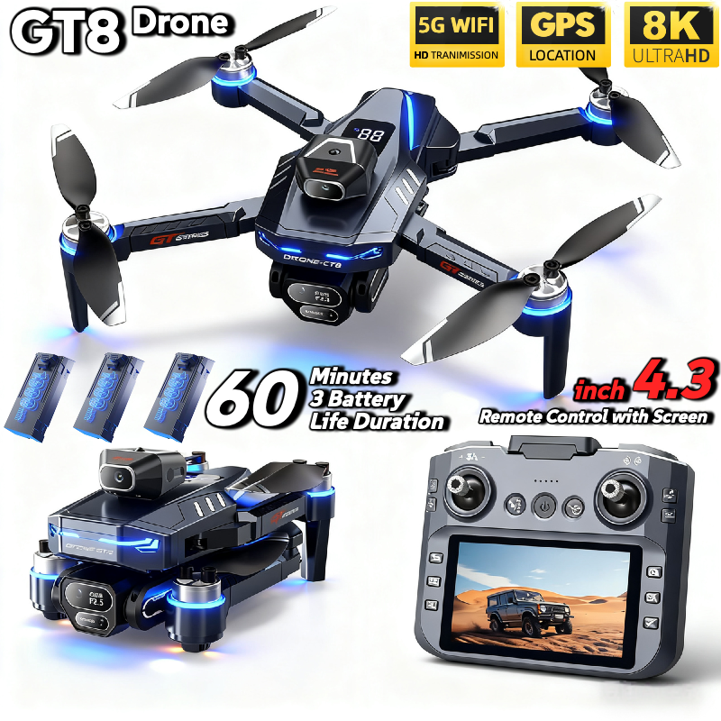 For Genuine GT8 Drone 4K Profe - Drone Kit Long Range recension och pris