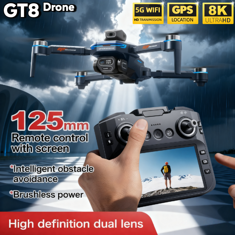For Genuine GT8 Drone 4K Profe - Drone Kit Long Range recension och pris