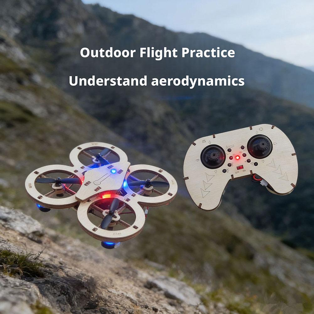 DIY Wooden RC Drone Quadcopter - Drone Kit Octocopter recension och pris