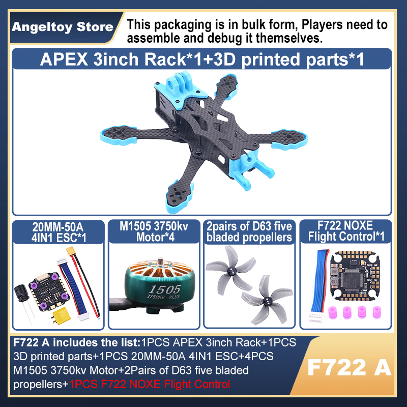 B-CUBE APEX 3inch FPV Drone Fr - Drone Kit Octocopter recension och pris