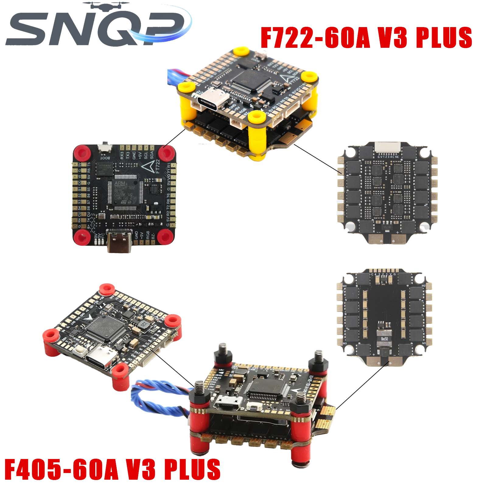 F405/F722 Triple Flight Contro - Drone Kit Racing recension och pris