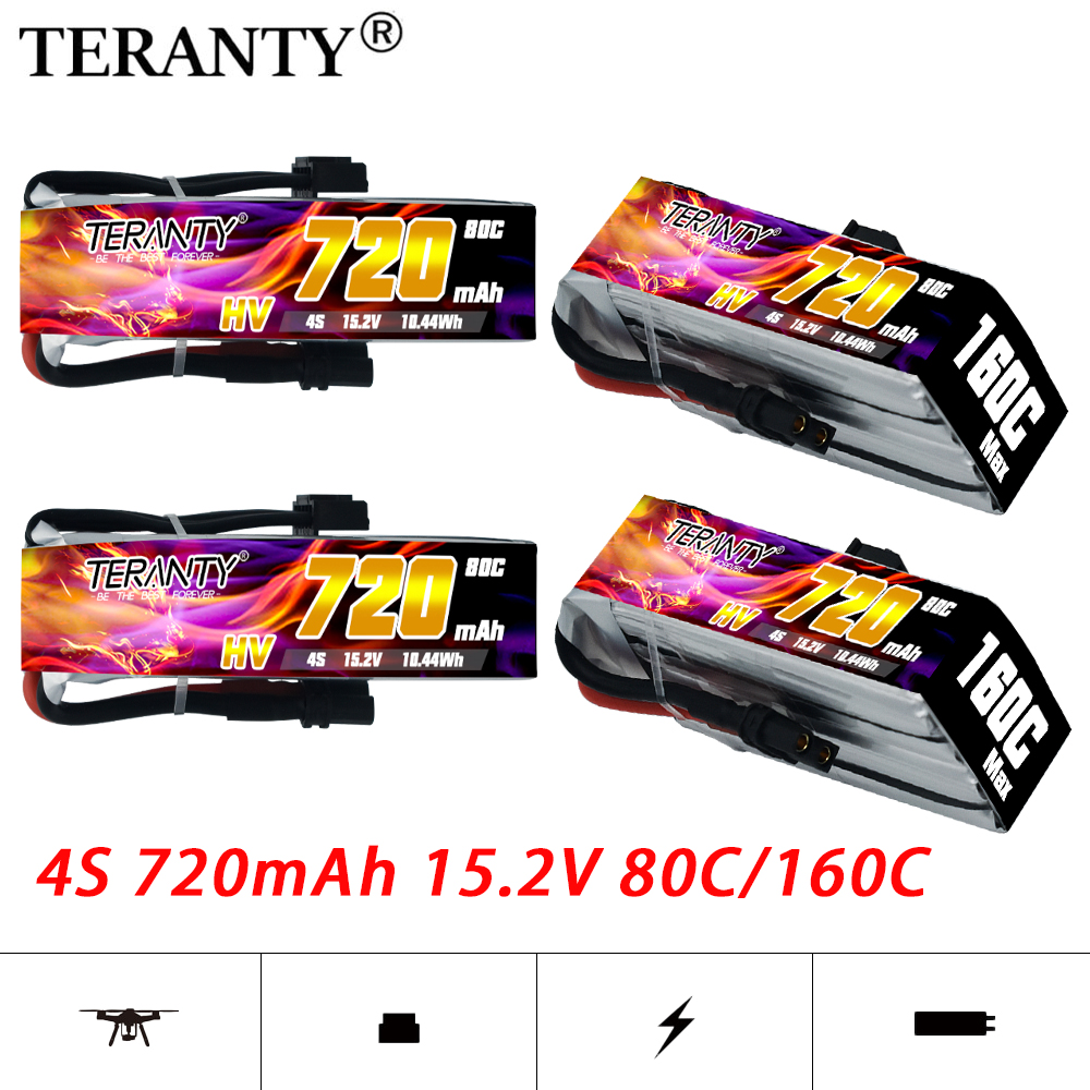 TERANTY 720mAh 4S 15.2V HV Lip - Drone Kit Racing recension och pris