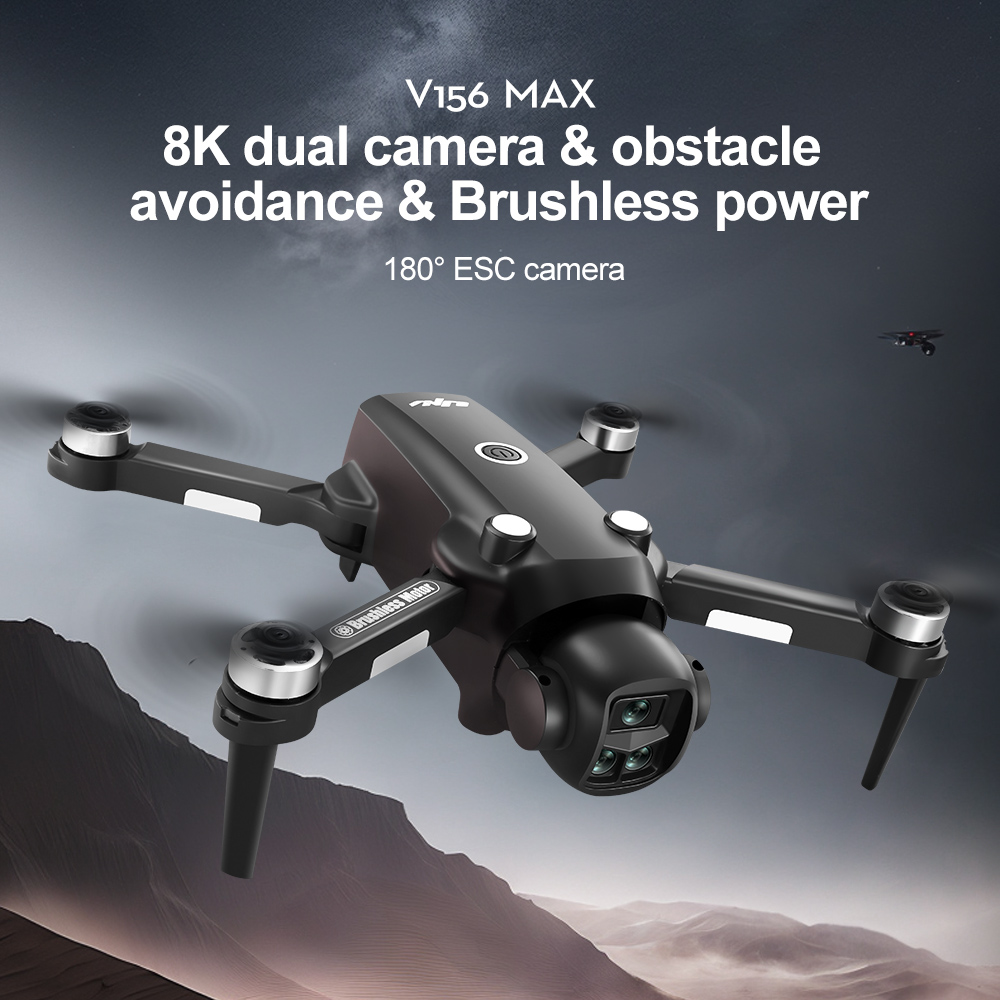 Lenovo V156 MAX 4K 8K Drone 5G - Drone Kit Long Range recension och pris