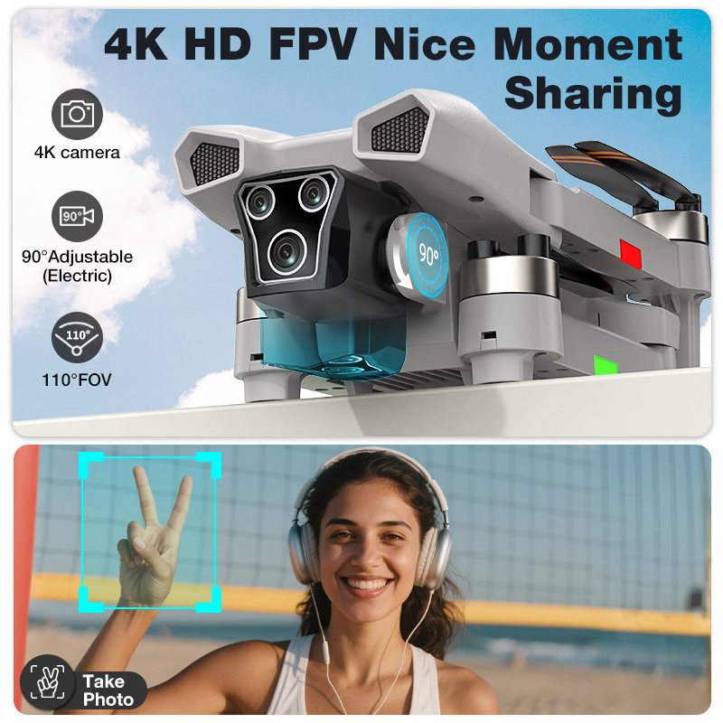2026 Hot L017 Pro Drone Brushl - Drone Kit Professional recension och pris