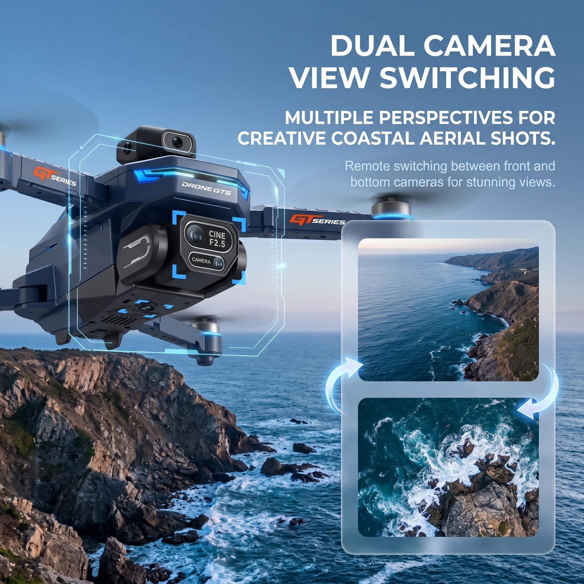 New Drone GT8 8K Professional  - Drone Kit Professional recension och pris